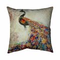 Fondo 20 x 20 in. Majestic Peacock-Double Sided Print Indoor Pillow FO2794130